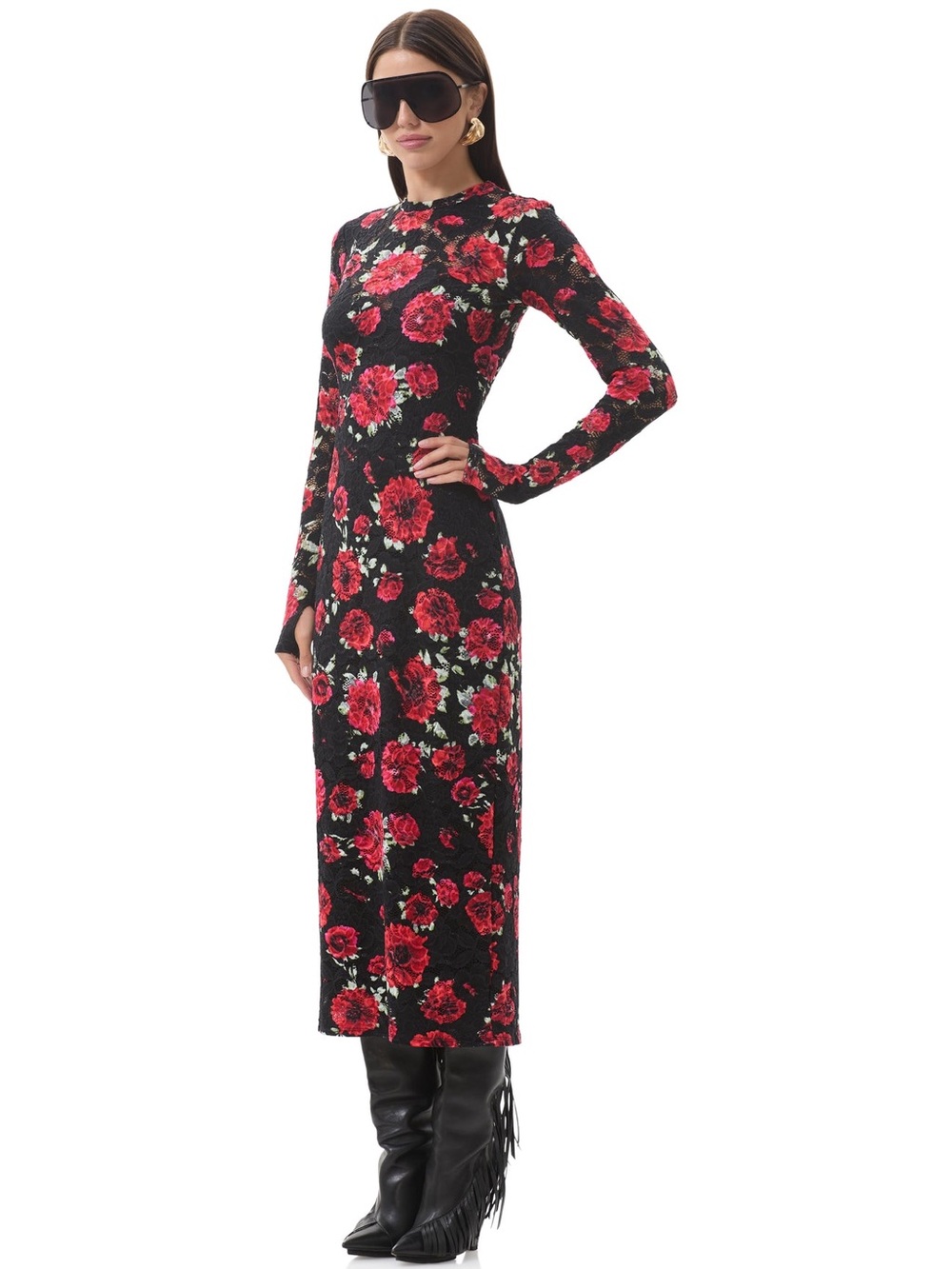 🌹 NWT AFRM ASHLAND CROCHET LACE MIDI DRESS 🌹